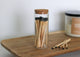 Corked Glass Match Vial - 50 Matches