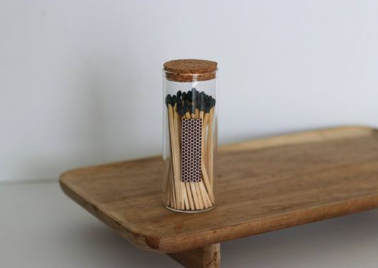 Corked Glass Match Vial - 50 Matches