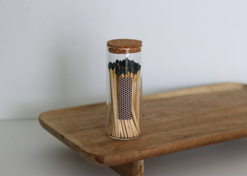 Corked Glass Match Vial - 50 Matches